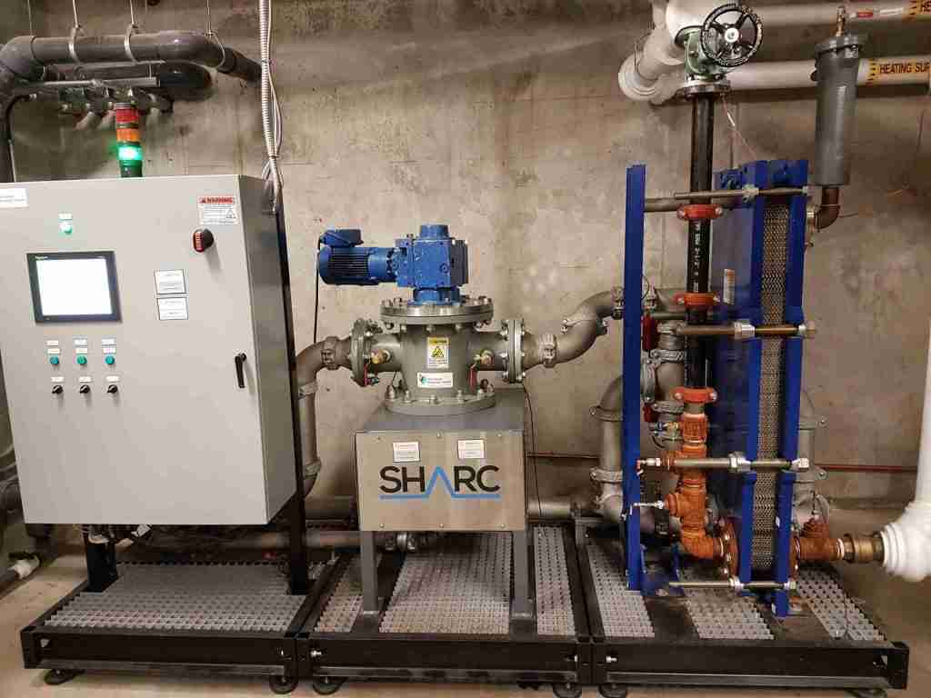 empire wastewater heat recovery system installation